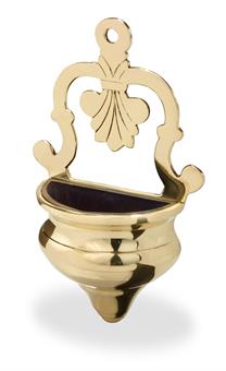 holy water font, 
wall mount 
