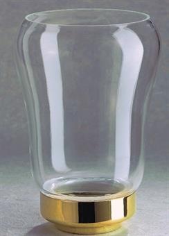 Flambeau glass, pear-shape 