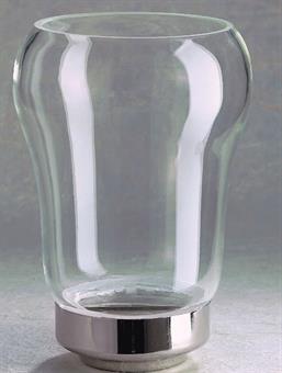 Flambeau glass, pear-shape 