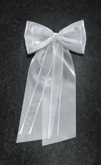 Communion Candle  Ribbon, white 