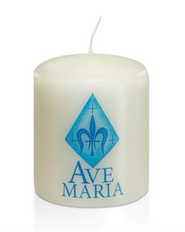 Marian candle, digital print 