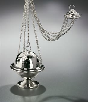 Thurible / Censer small with coal patella
nickel-plated 